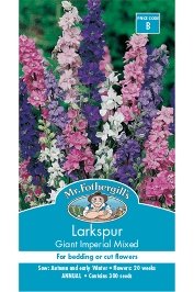 Mr Fothergills Larkspur Giant Imperial Mixed - Woonona Petfood & Produce