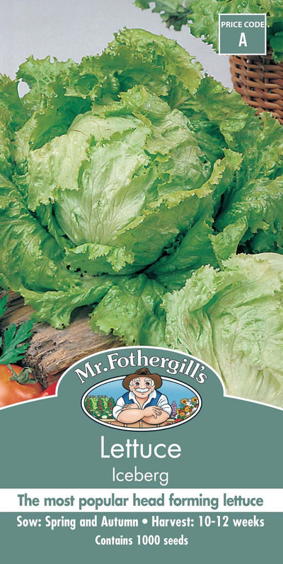 Mr Fothergills Lettuce Iceburg - Woonona Petfood & Produce