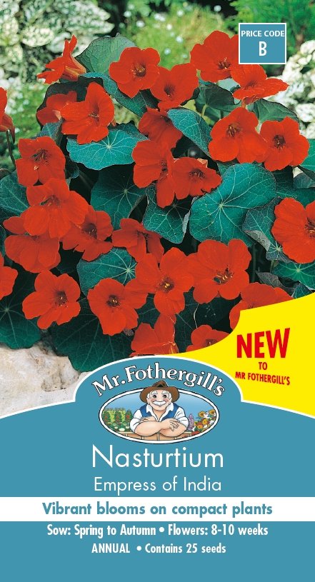 Mr Fothergills Nasturtium Empress Of India - Woonona Petfood & Produce
