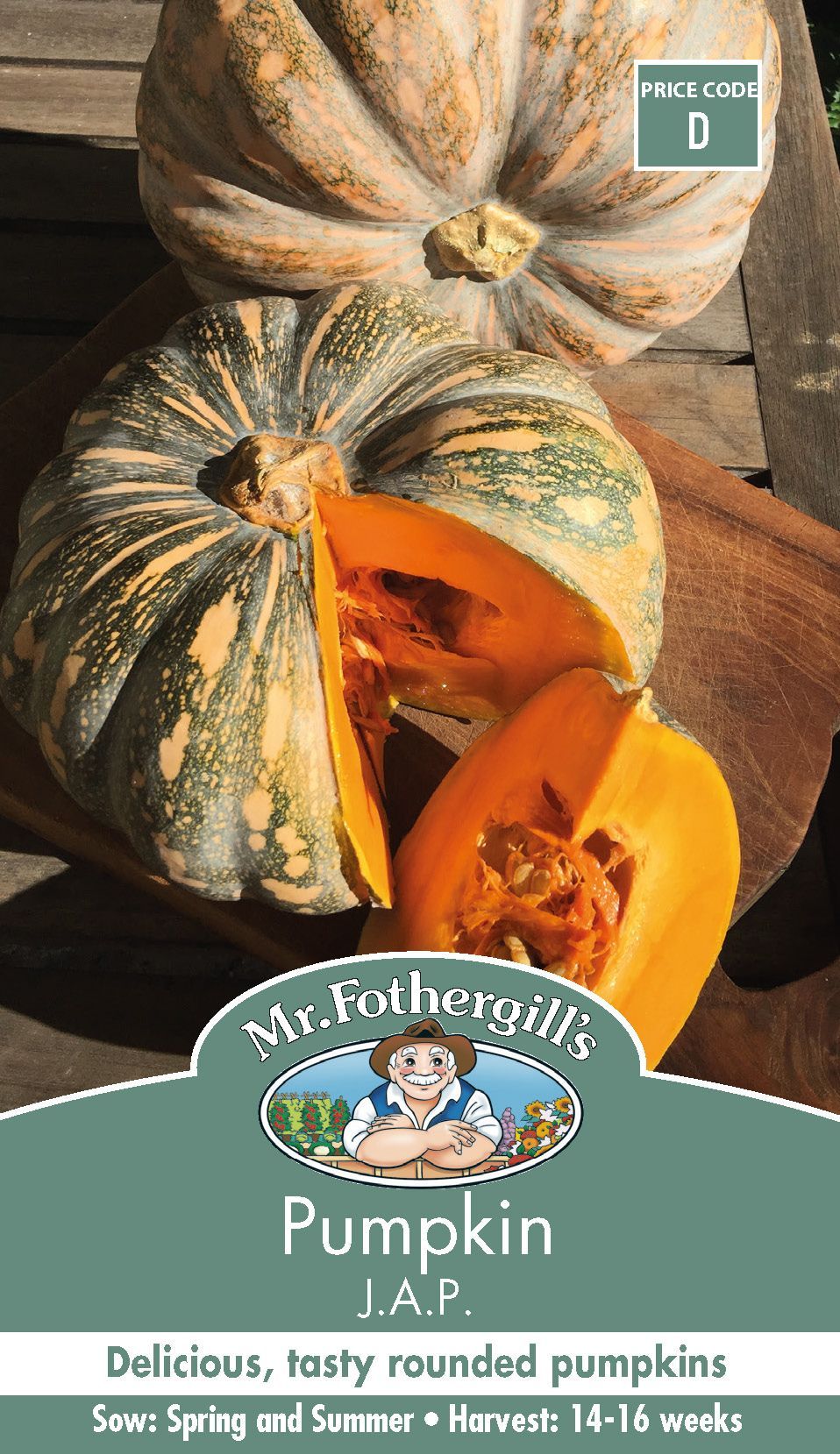 Mr Fothergills Pumpkin Jap - Woonona Petfood & Produce