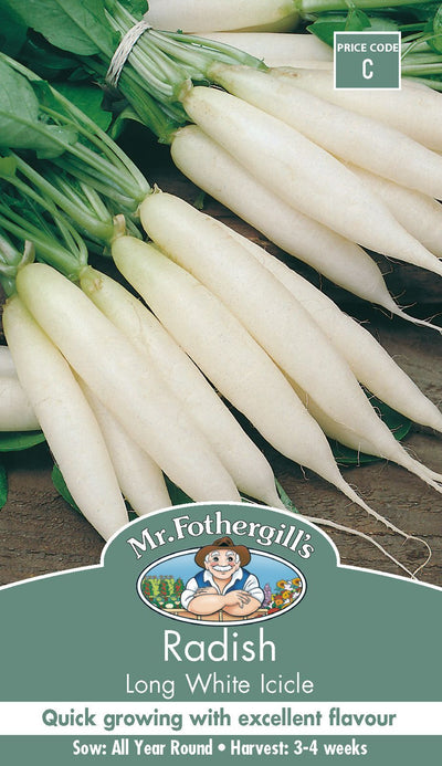 Mr Fothergills Radish Long White Icicle - Woonona Petfood & Produce