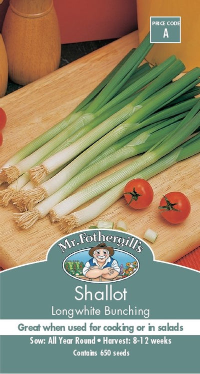 Mr Fothergills Shallot Longwhite Bunch - Woonona Petfood & Produce