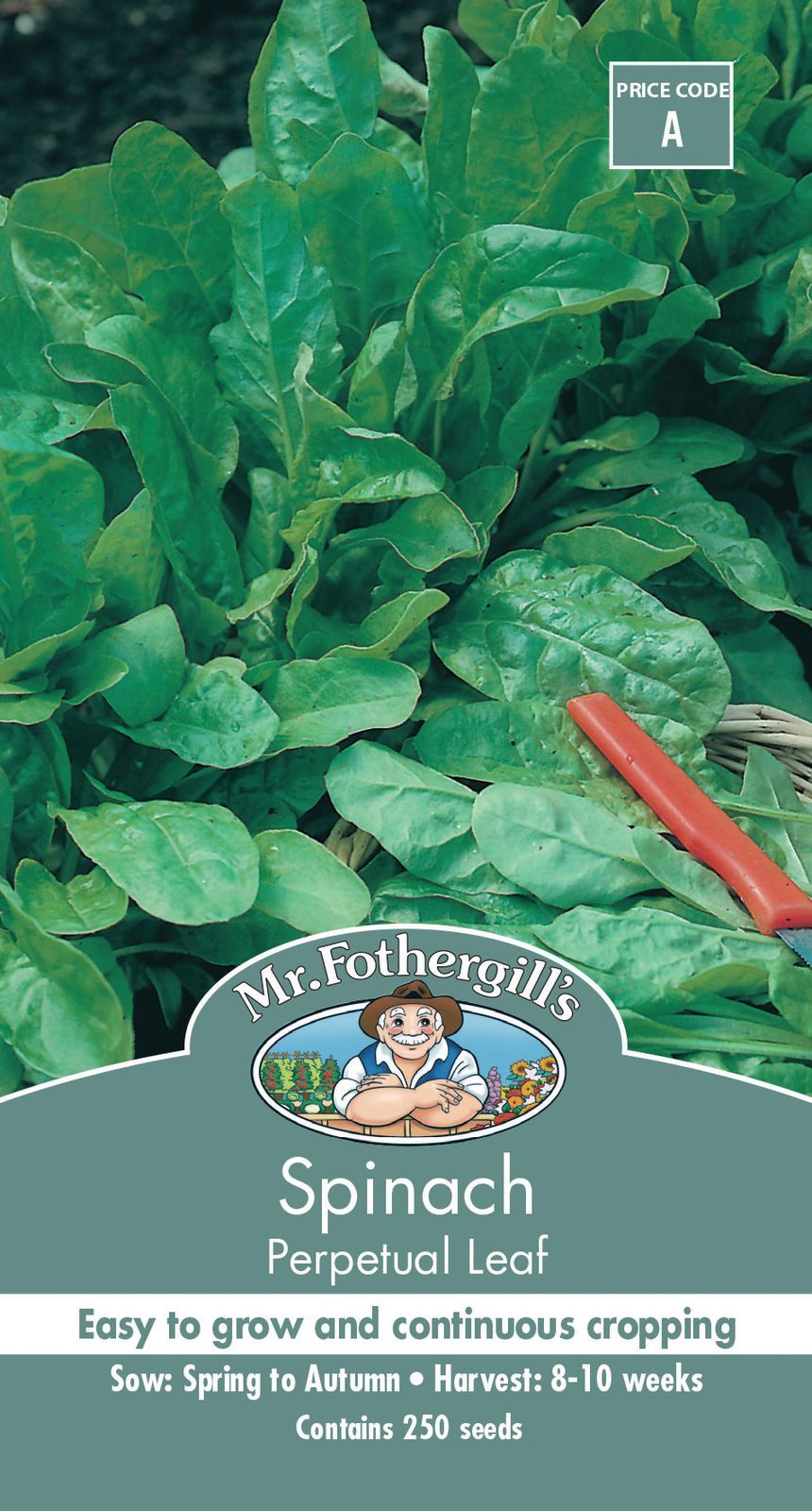 Mr Fothergills Spinach Perpetual Leaf - Woonona Petfood & Produce