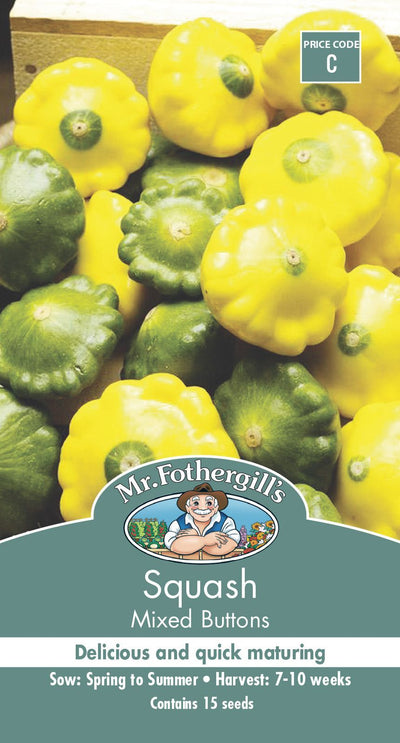 Mr Fothergills Squash Mixed Buttons - Woonona Petfood & Produce