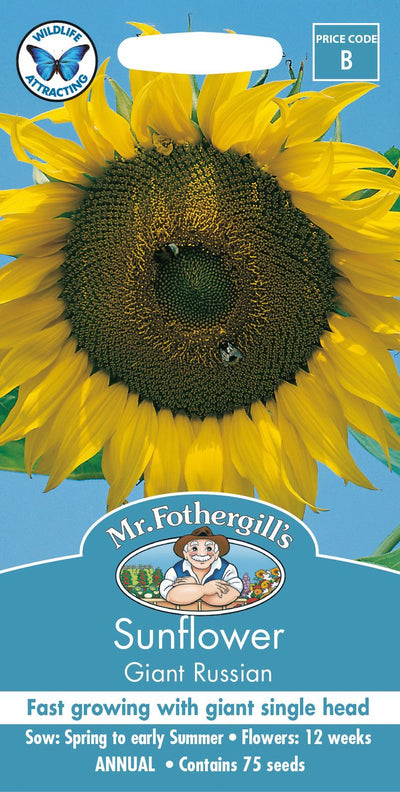 Mr Fothergills Sunflowery Giant Russian - Woonona Petfood & Produce