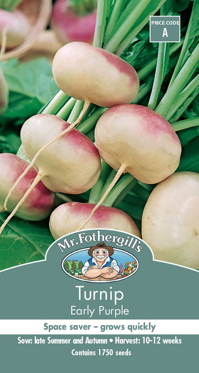 Mr Fothergills Turnip Early Purple - Woonona Petfood & Produce