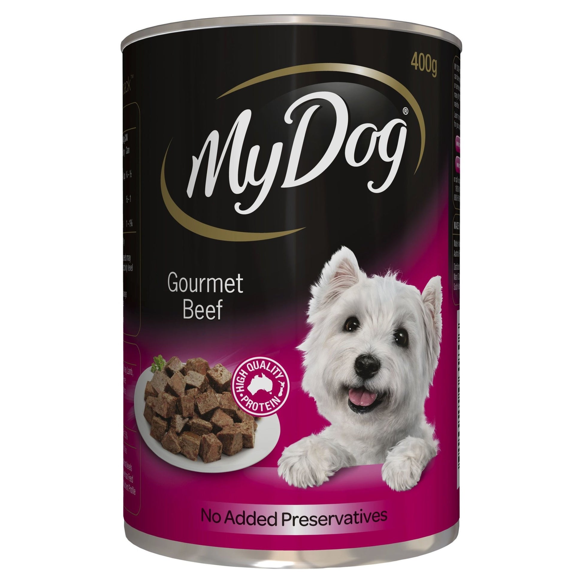 My Dog 400g Gourmet Beef - Woonona Petfood & Produce