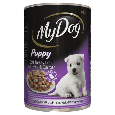 My Dog 400g Puppy Turkey/rice/carrot - Woonona Petfood & Produce