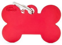 My Friends Pet Tag Basic Bone Red - Woonona Petfood & Produce