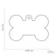 My Friends Pet Tag Basic Bone Red - Woonona Petfood & Produce