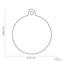 My Friends Pet Tag Basic Circle Black - Woonona Petfood & Produce