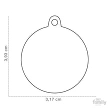 My Friends Pet Tag Basic Circle Pink - Woonona Petfood & Produce
