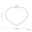 My Friends Pet Tag Basic Heart Chrome - Woonona Petfood & Produce