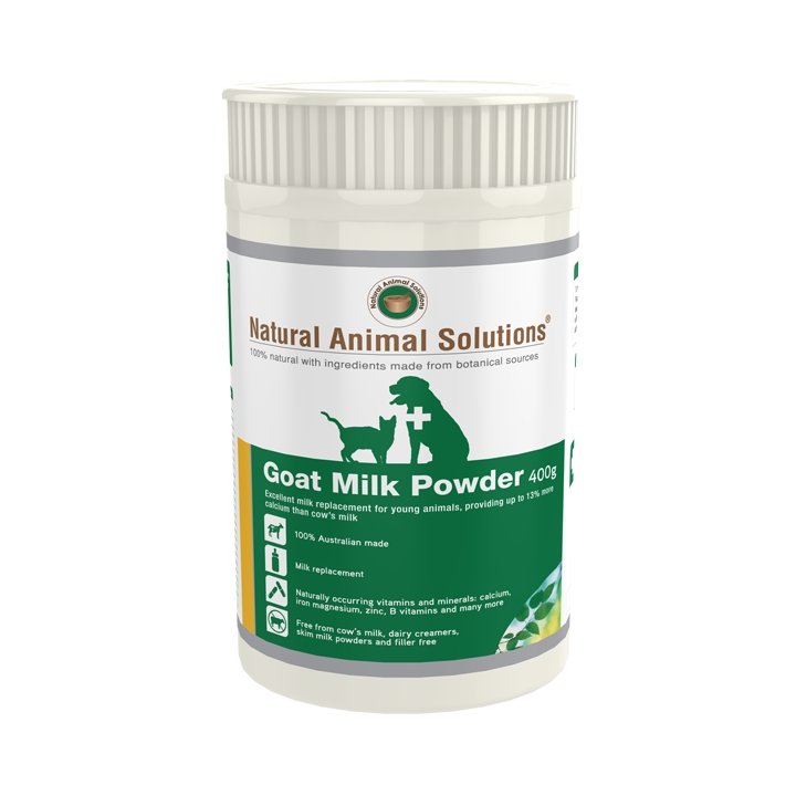 Natural Animal Solution Goat Milk Powder 400g - Woonona Petfood & Produce