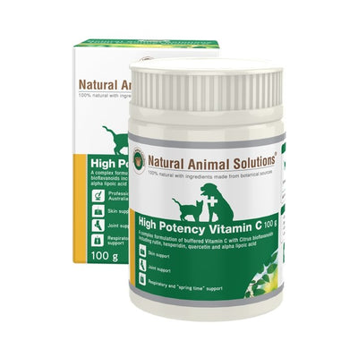 Natural Animal Solutions High Potency Vitamin C 100g - Woonona Petfood & Produce