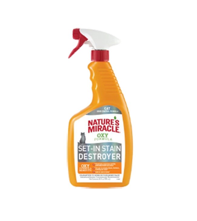 Natures Miracle Set in Stain Odour Remover for Cats 709ml - Woonona Petfood & Produce