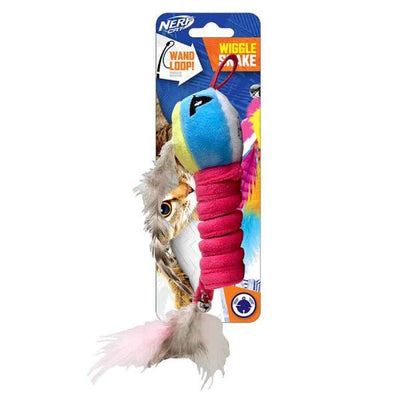 Nerf Cat Ultra Plush Spring Snake with Bell - Woonona Petfood & Produce