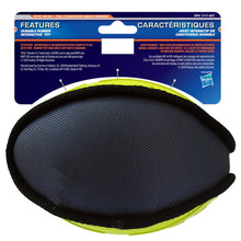 Nerf Tuff Rubber Nylon Plush Football - Green/Grey - Woonona Petfood & Produce