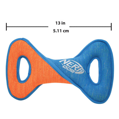 Nerf X Weave Ininity Twist Tug Blue/Orange 32cm - Woonona Petfood & Produce
