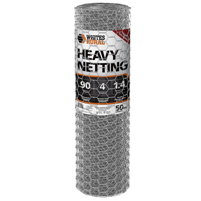Netting Heavy 900mm 4 X 1.4 50m Whites - Woonona Petfood & Produce