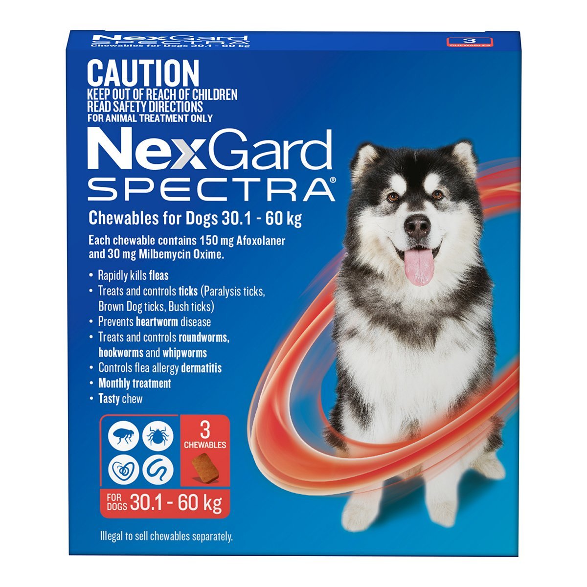 Nexgard Spectra 30.1-60kg - Woonona Petfood & Produce