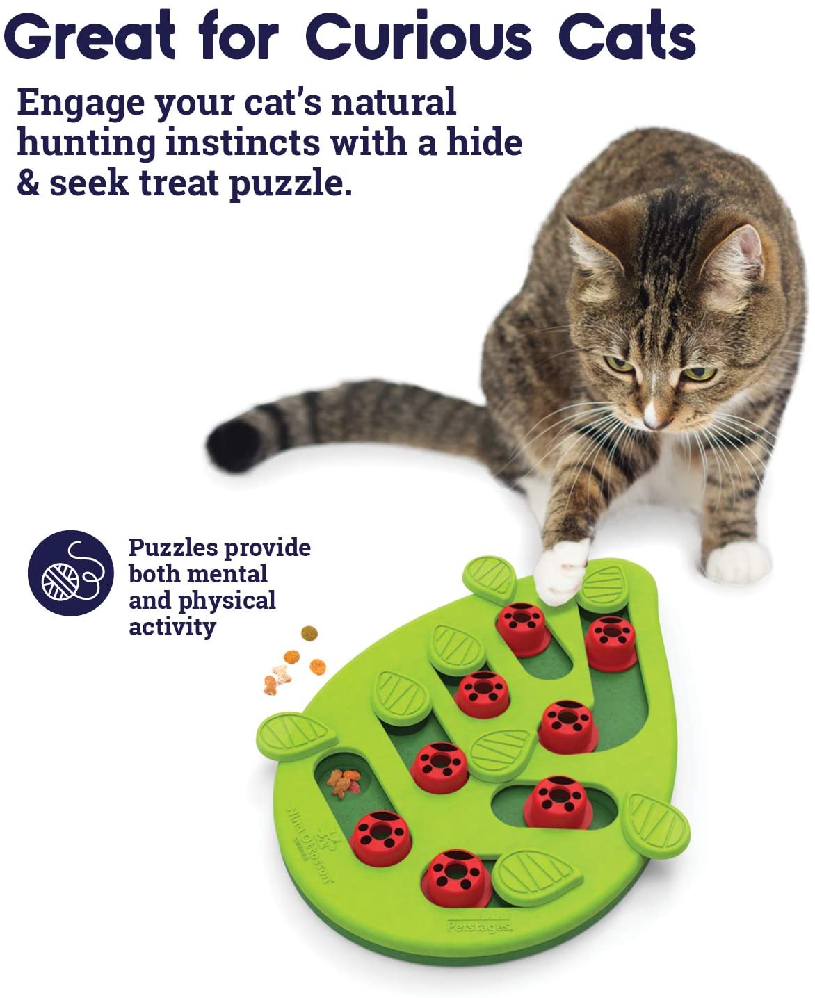 Nina Ottosson Buggin Out Puzzle and Play Treat Dispenser for Cats - Woonona Petfood & Produce