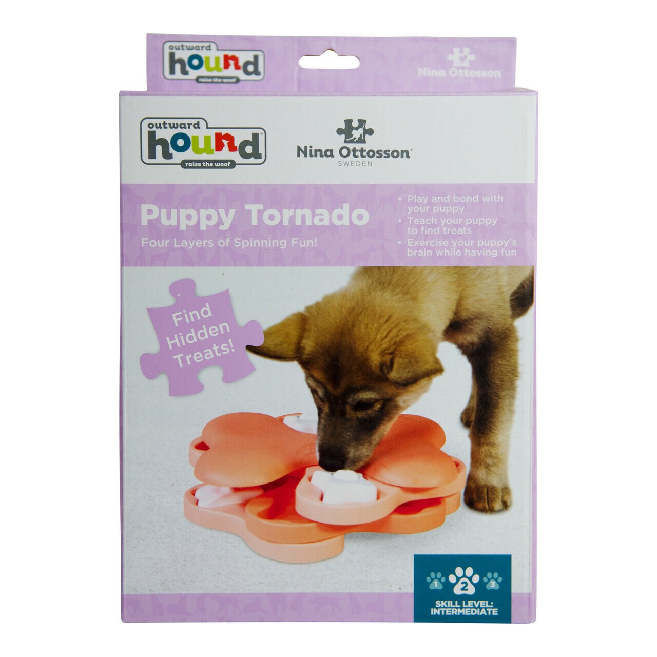 Nina Ottosson Smart Tornado Interactive Puzzle Dog Toy for Puppies - Woonona Petfood & Produce