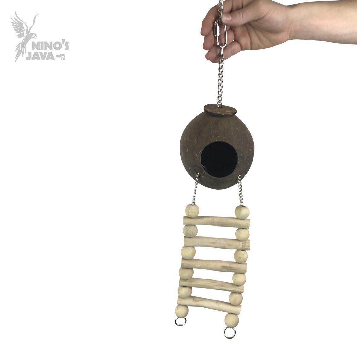 Ninos Java Bird Toy Coco Ladder Nest - Woonona Petfood & Produce