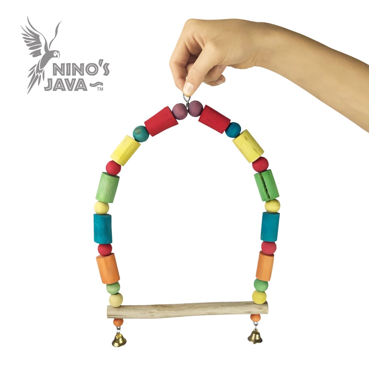 Ninos Java Bird Toy Rainbow Swing - Woonona Petfood & Produce