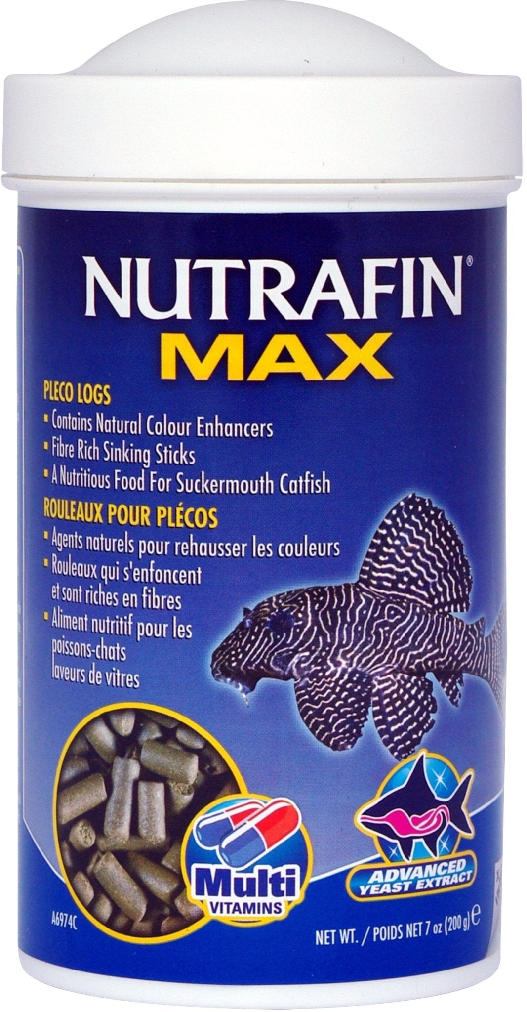 Nutrafin Max Pleco Algae Logs - Woonona Petfood & Produce