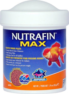 Nutrafin Max Small Goldfish Sinking Pellets - Woonona Petfood & Produce