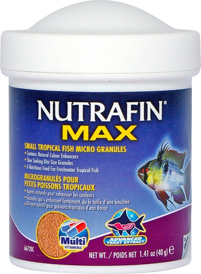 Nutrafin Max Small Tropical Micro Pellets 40g - Woonona Petfood & Produce