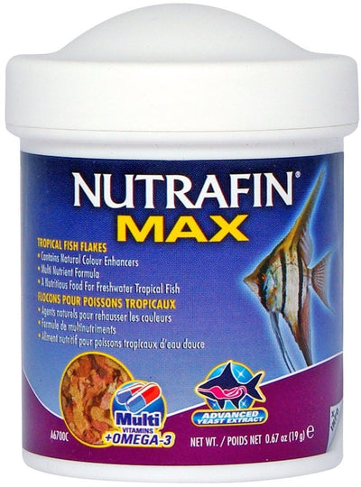 Nutrafin Max Tropical Fish Flakes 19g - Woonona Petfood & Produce
