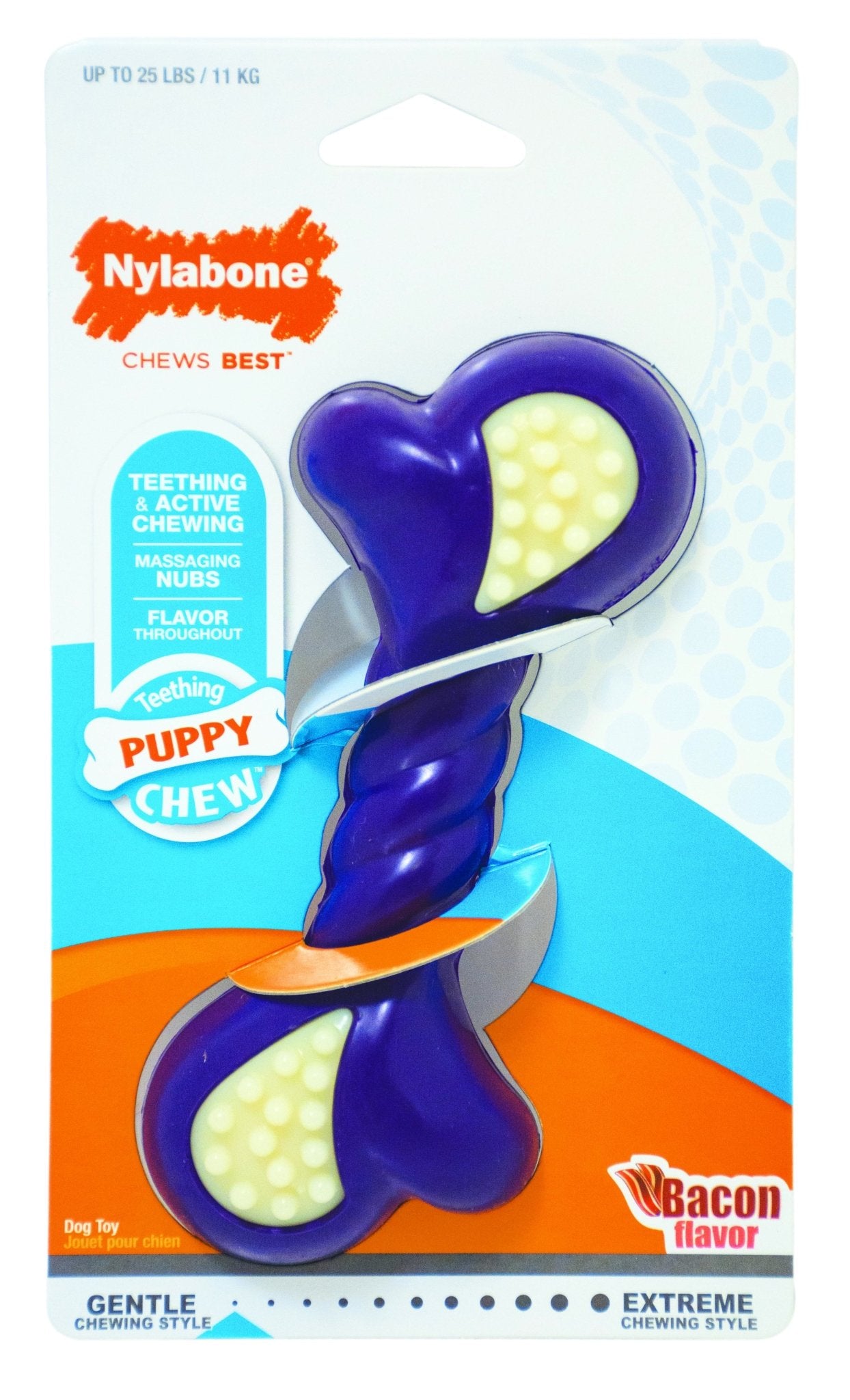 Nylabone Double Action Puppy Bone - Regular - Woonona Petfood & Produce