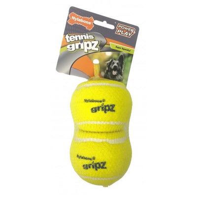 Nylabone Nyla Play Squeaky Tennis Ball Lage 2 Pack - Woonona Petfood & Produce