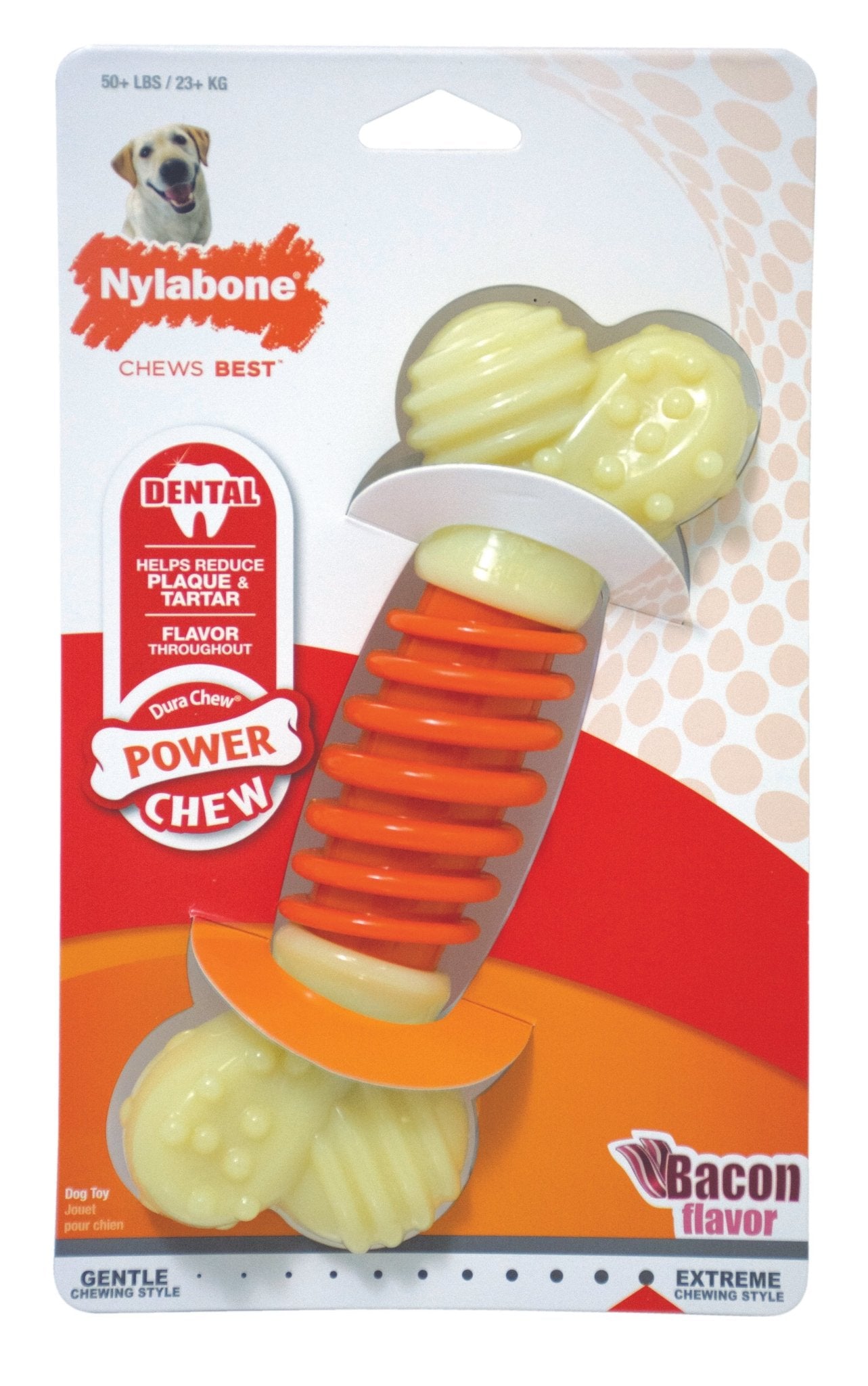 Nylabone Power Chew Pro Dental Bacon Flavor - Woonona Petfood & Produce