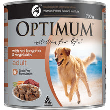 Optimum Wet Dog Food Adult Kangaroo & Vegetables 700g - Woonona Petfood & Produce