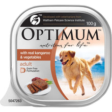 Optimum Wet Dog Food Kanagaroo & Vegetable 100g - Woonona Petfood & Produce