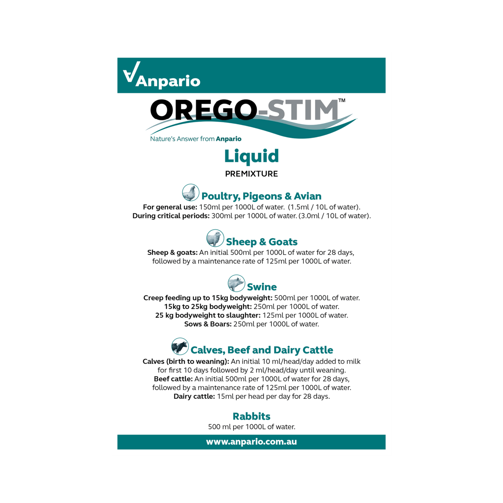 Orego-Stim Liquid - Woonona Petfood & Produce