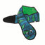 Outward Hound Invincible Snake Blue/Green 3 Squeaker - Woonona Petfood & Produce