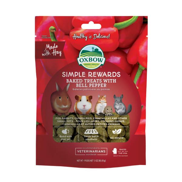 Oxbow Simple Rewards Bell Pepper 85g - Woonona Petfood & Produce