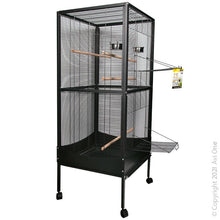 Parrot Cage 222 Black Avi One - Woonona Petfood & Produce