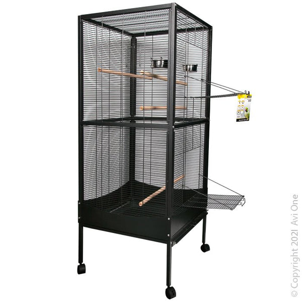 Parrot Cage 222 Black Avi One – Woonona Petfoods