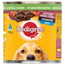 Pedigree Wet Dog Food Can Beef Casserole 700g - Woonona Petfoods