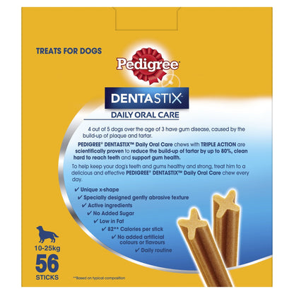 Pedigree Dentastix Value Pack 56 Sticks for Medium Dogs - Woonona Petfood & Produce