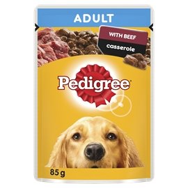 Pedigree Wet Dog Food Beef Casserole 85g - Woonona Petfood & Produce