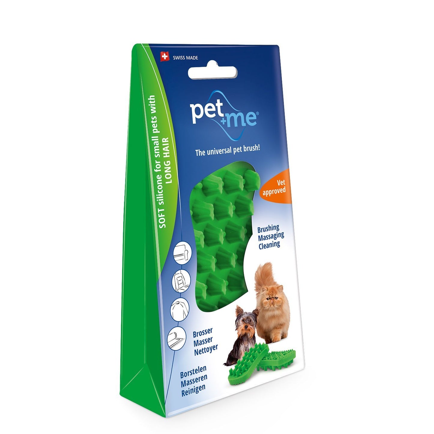 Pet + Me Silicone Brush - Woonona Petfood & Produce