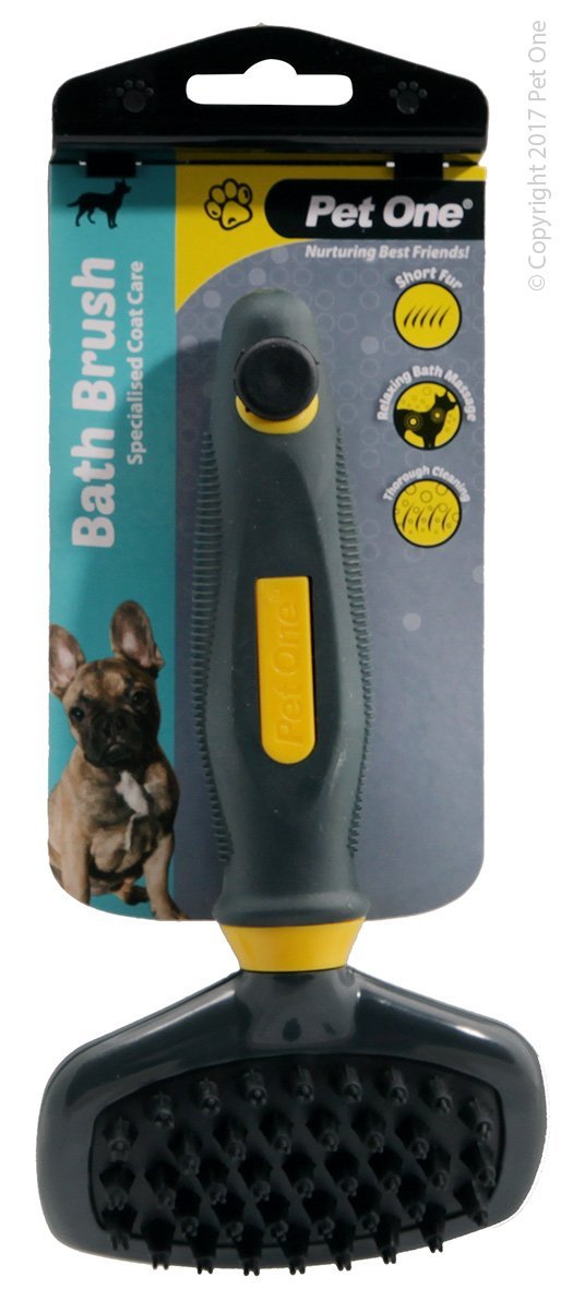 Pet One Bath Brush Small - Woonona Petfood & Produce