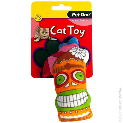 Pet One Cat Toy Plush Tiki Drink 14cm - Woonona Petfood & Produce