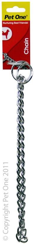 Pet One Collar Check Chain 3mm - Woonona Petfood & Produce
